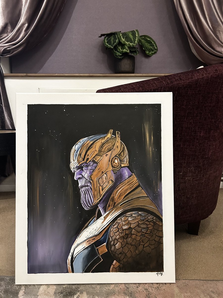Epic Villain - Acrylic Painting By Amelia Taylor, 20 X 24, Artwork For Sale On Artfinder