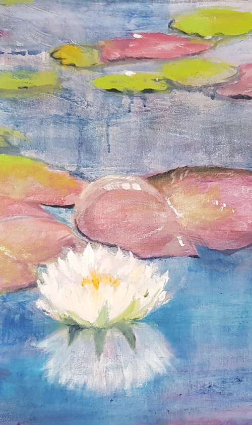 Waterlilies n. 6 by Laura Beatrice Gerlini