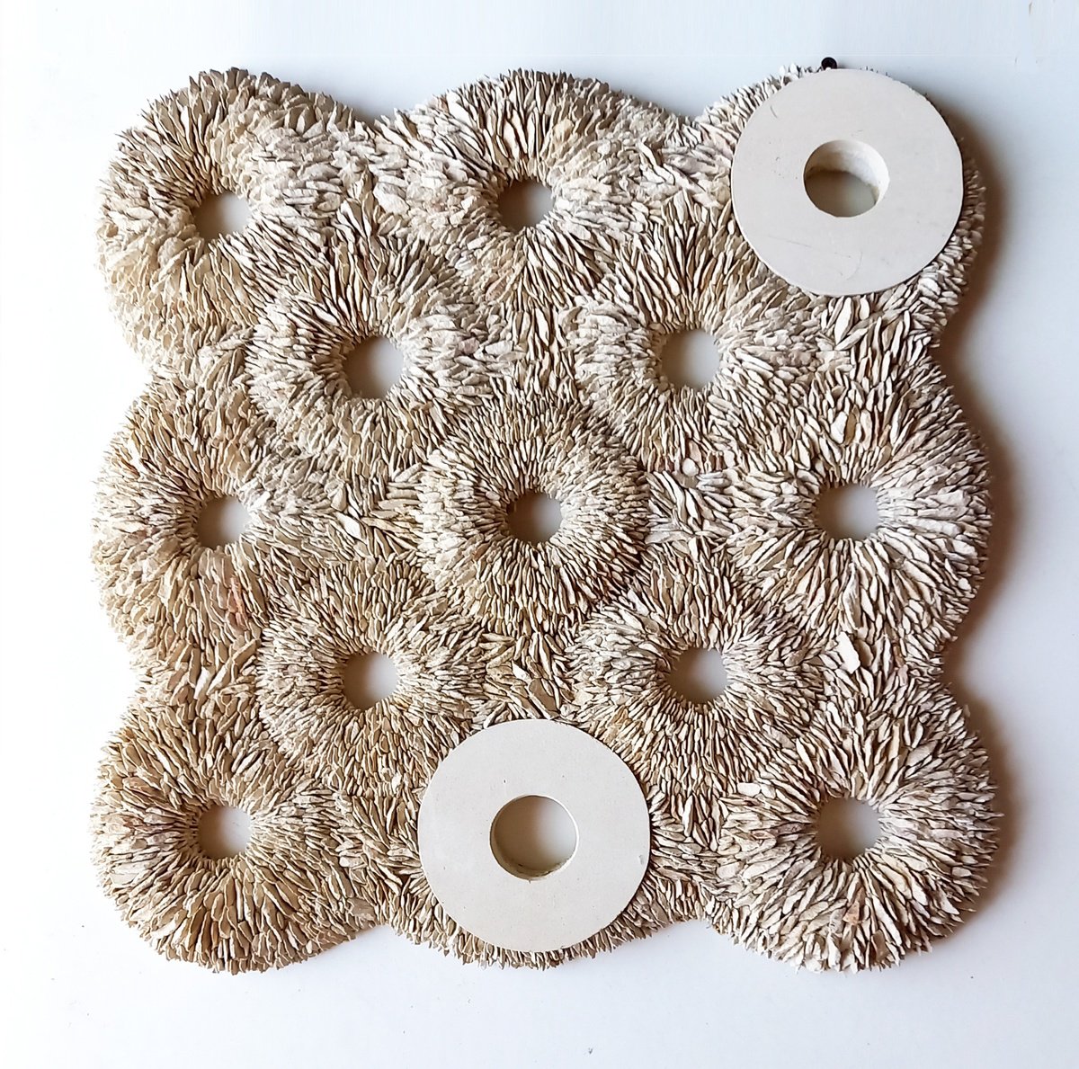 Abstract Painting By Emanuela Camacci, 12 X 12, Circular Shapes, Original Artwork