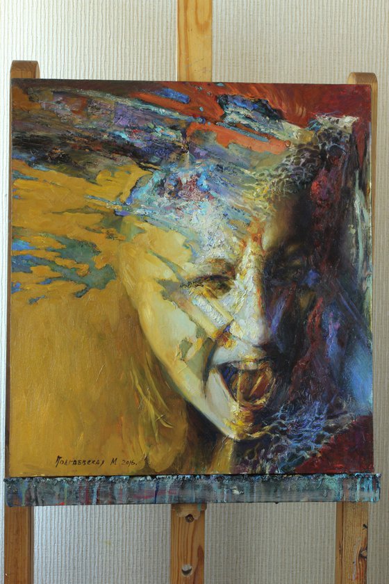 Scream(diptich)110x60