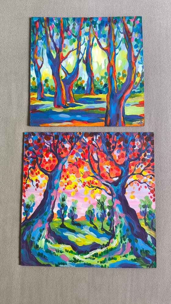 Walk among the trees