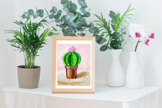 Still life with cactus № 2