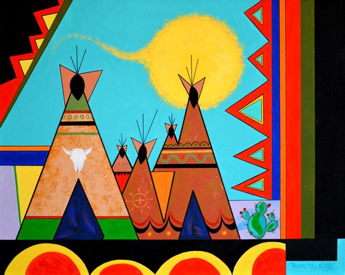 Southwest Tapestry by Ben De Soto