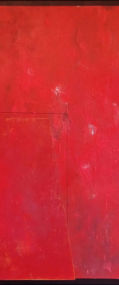 Red composition II by Luis  Medina