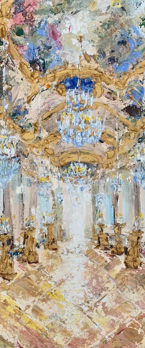 Hall of Mirrors at Versailles by Vilma Gataveckienė