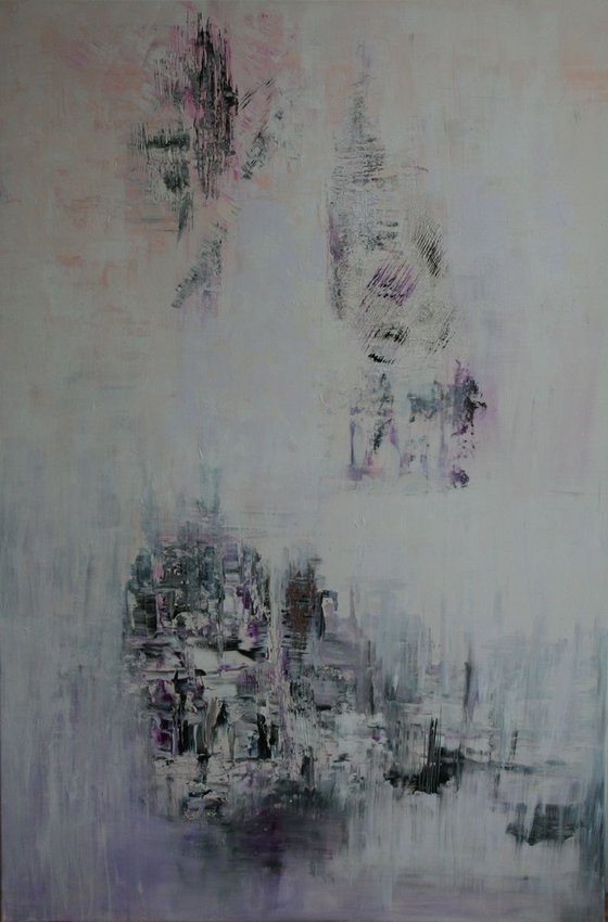 MEMORIES - Large Abstract Painting 80x120 cm