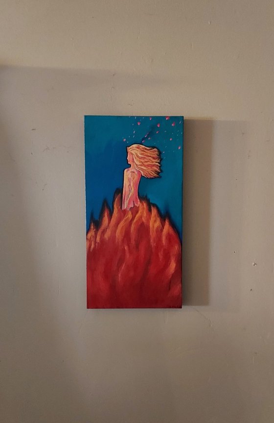 Life of a Flame. New painting