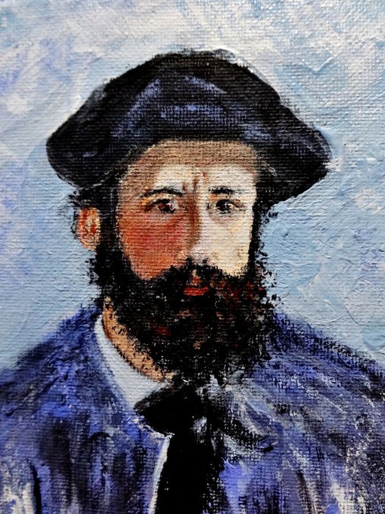 After Monet - ''Self portrait with a beret''