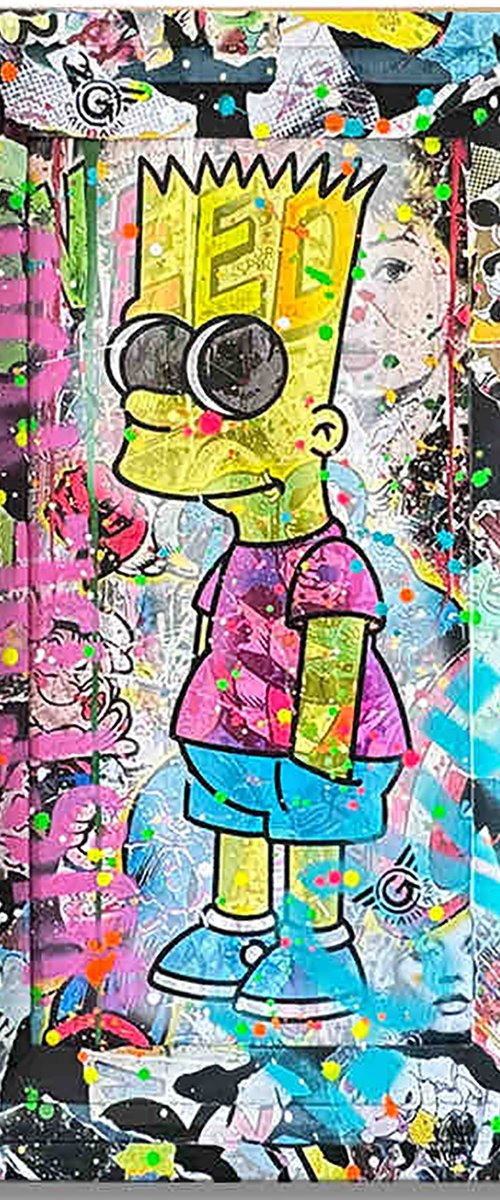 Just be You Bart by Gardani Art