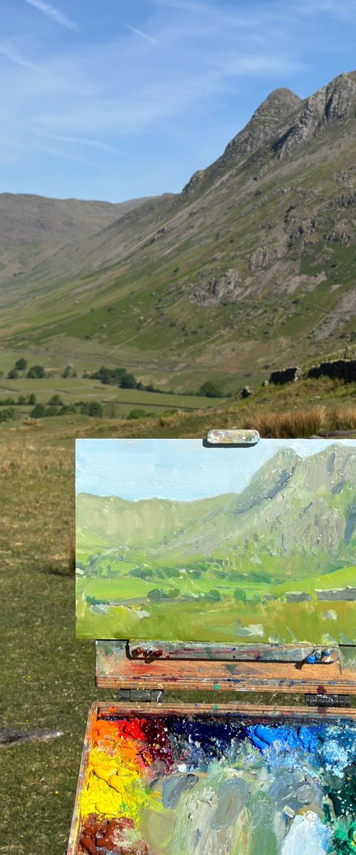 Mickleden from Blea Tarn by Alex James Long