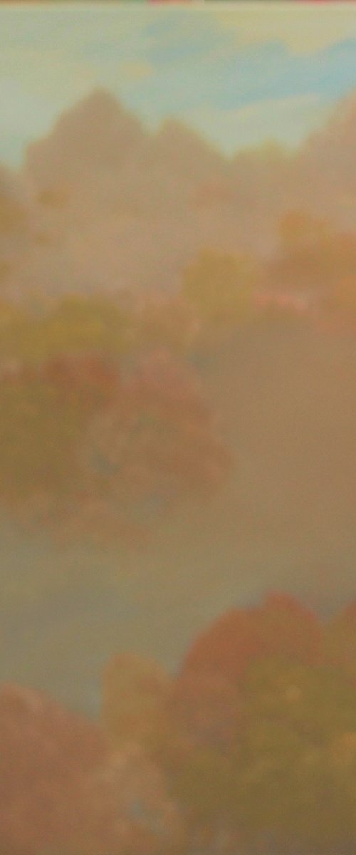 Mist Upon The Pond by David Snider