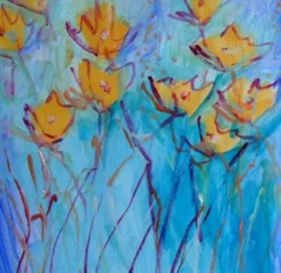 Expressive Floral Garden