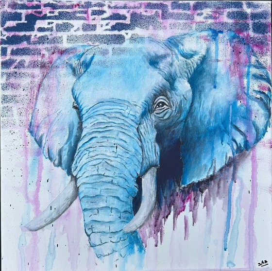 Elephant Pink 'n' Blue