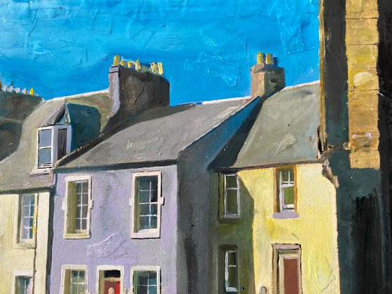 Scottish Houses In The Sun