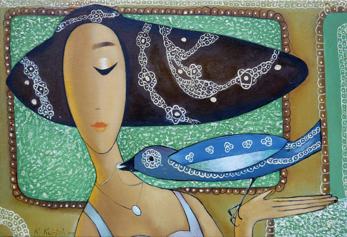 Strong Beauty -2 By Kate Kulish, 24 X 16, Artwork For Sale On Artfinder