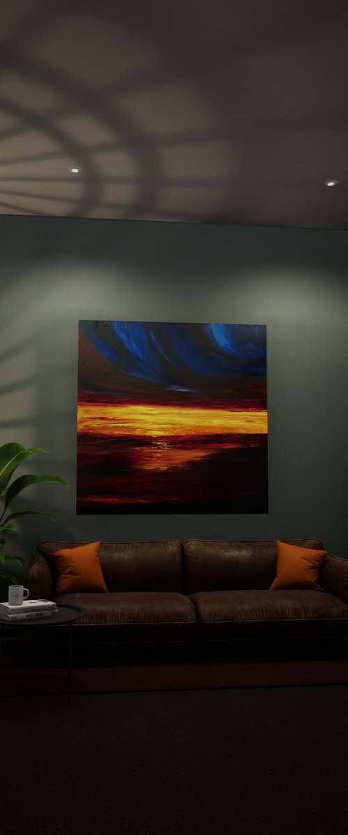 Dramatic sunset by Anastasiia Novitskaya