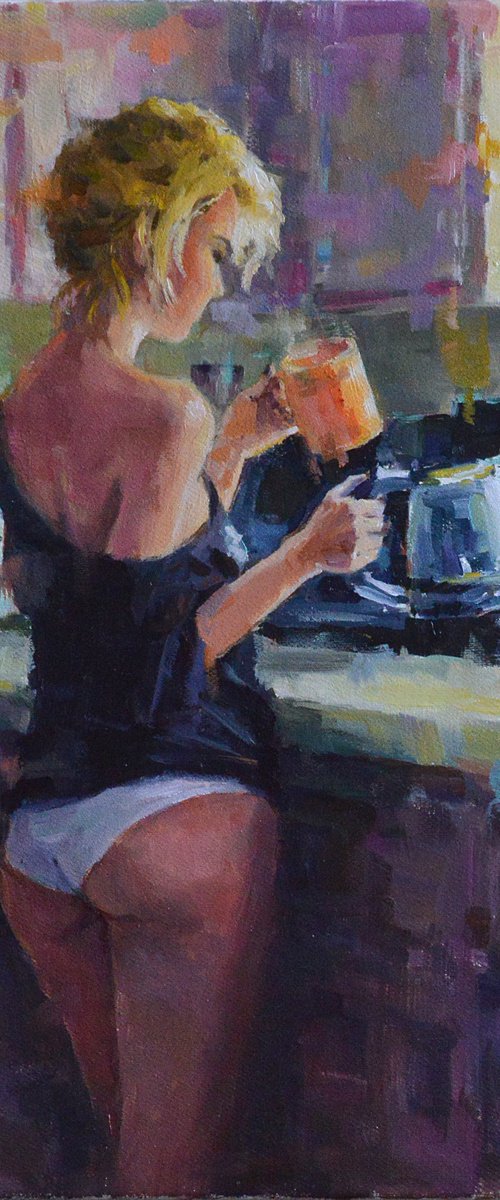 Morning Coffee by Vachagan Manukyan