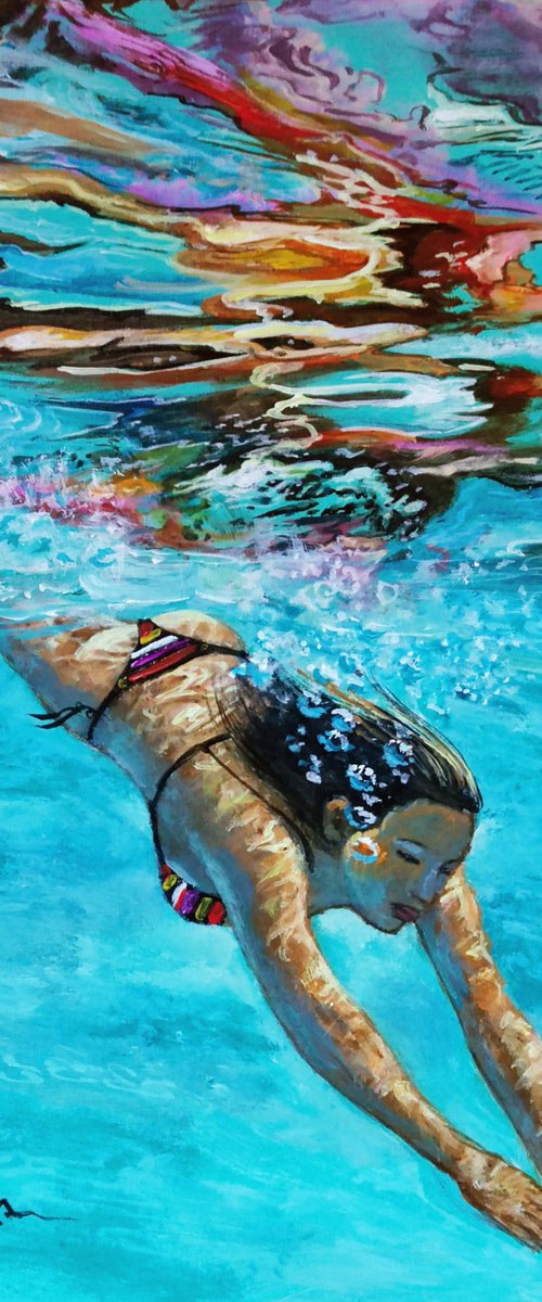 Girl swimming20 by Vishalandra Dakur