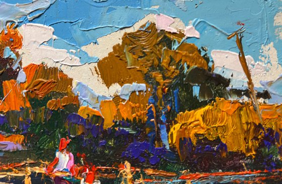 Evening freshness by the river