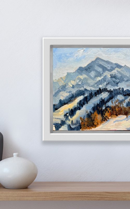 Sunny day in mountains by Olga Blazhko