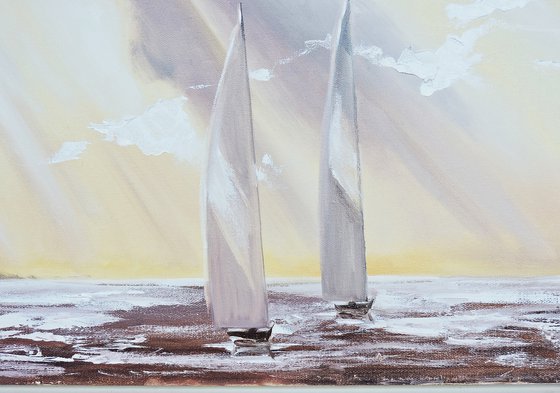Original Sea Art, Oil Painting on Canvas