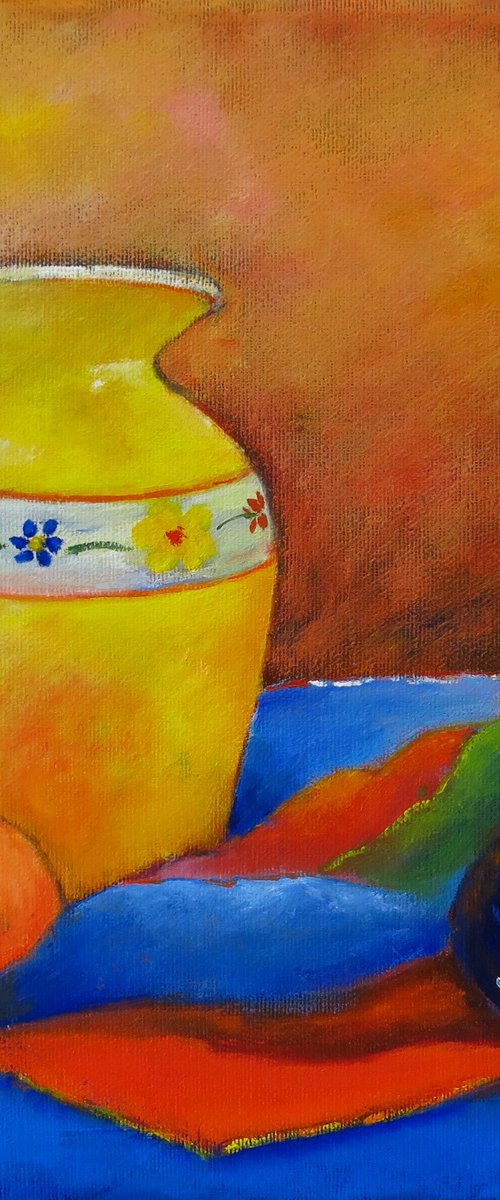 The Yellow Vase by Maureen Greenwood