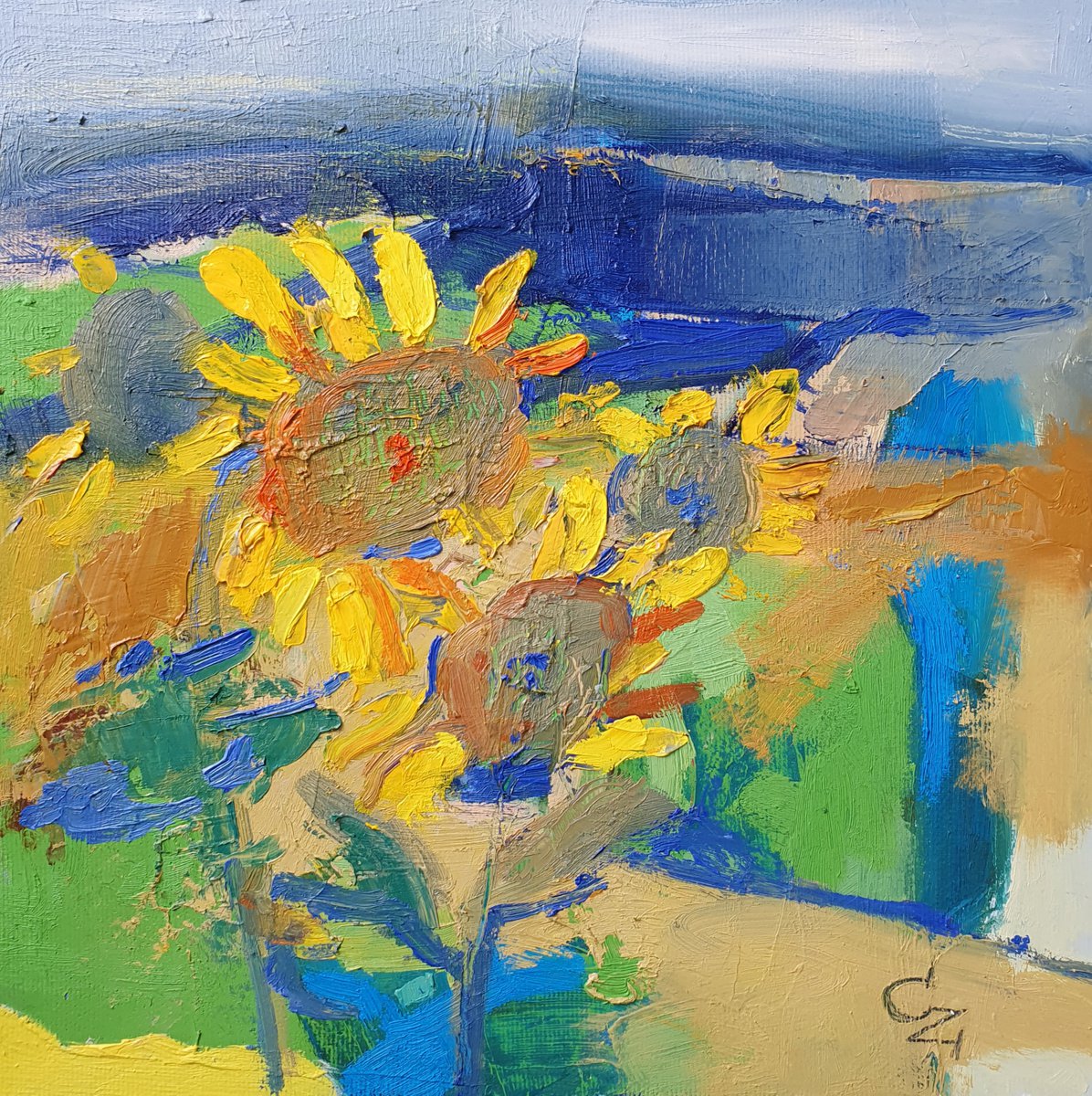 Sunflower by Victoria Cozmolici
