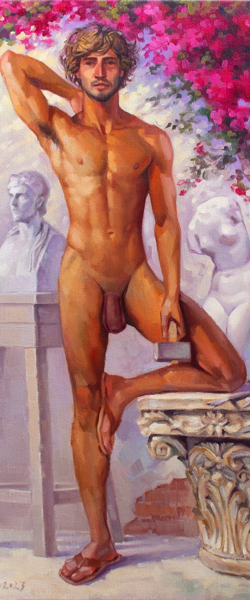 YOUNG SCULPTOR by Yaroslav Sobol