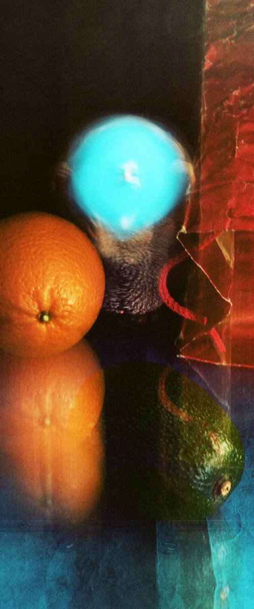Orange and blue by Tania Serket