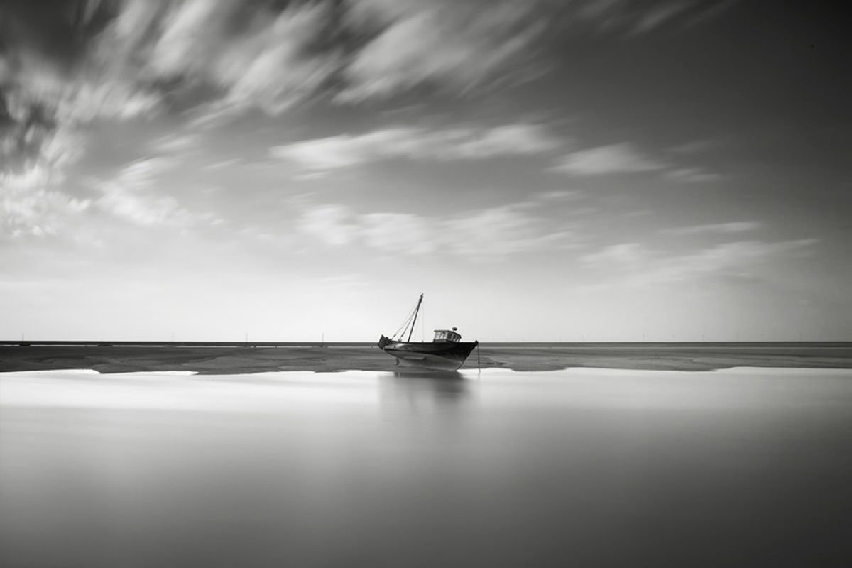 Fishing boat at rest by Steve Deer