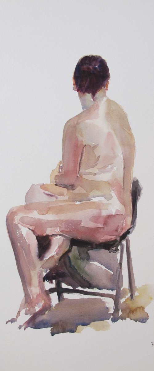 seated female nude by Rory O’Neill