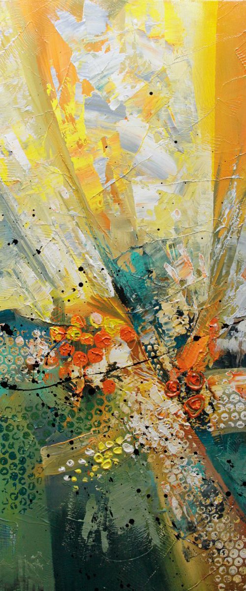 Abstract Painting Speed of Light by Lana Guise
