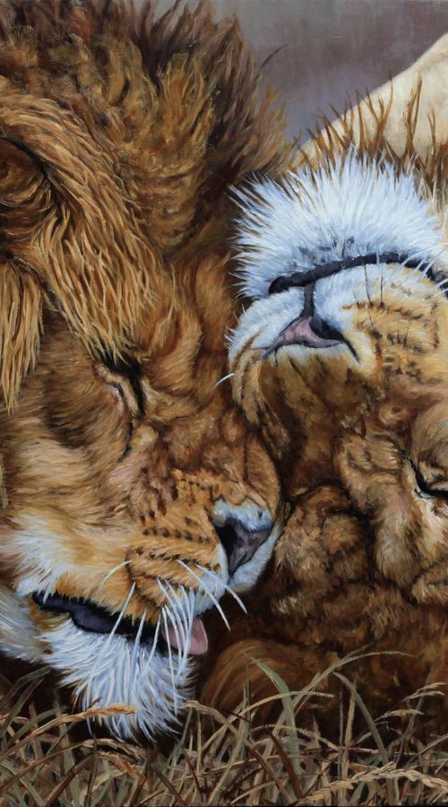 Two Brothers (Lions) by Andrew Schofield