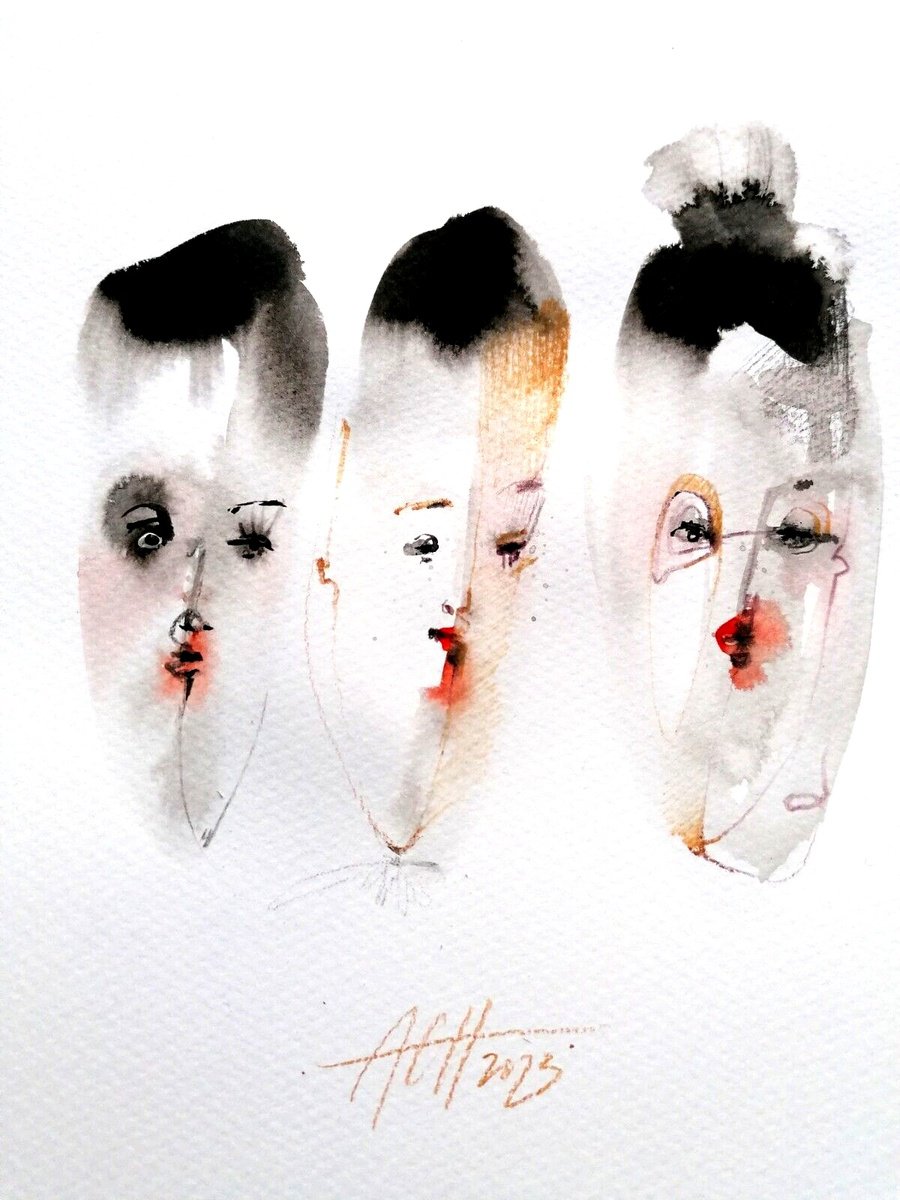 three sisters by Anna Maria
