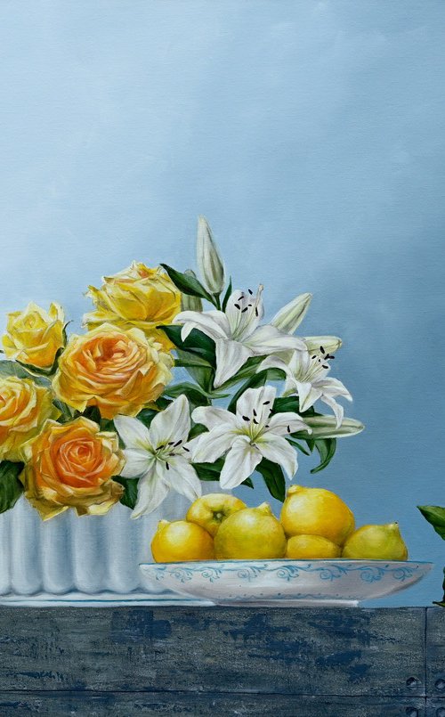 "Breath of Daylight"  diptych. by Tanya Shark
