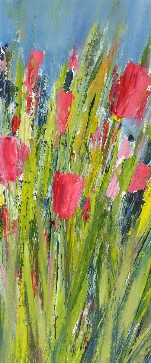 Abstract Floral 5 by Jan Rippingham