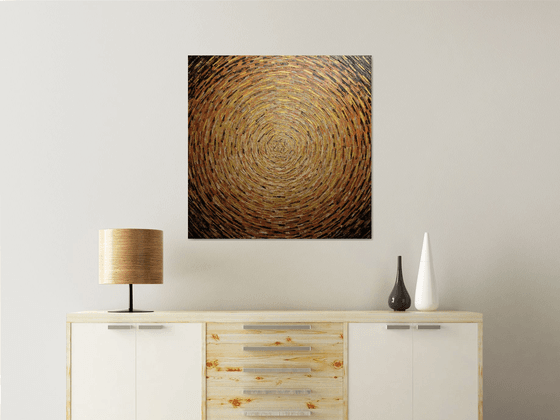 Large cream copper radiance