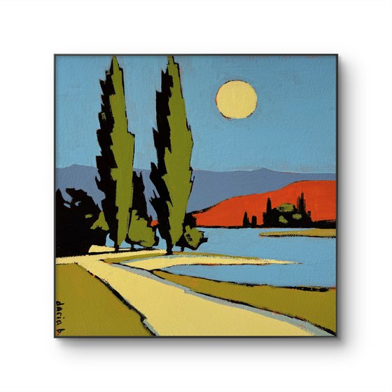 Painting "Bright Colorful Landscape"