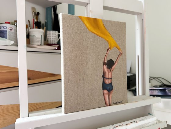 Girl with the Yellow Towel