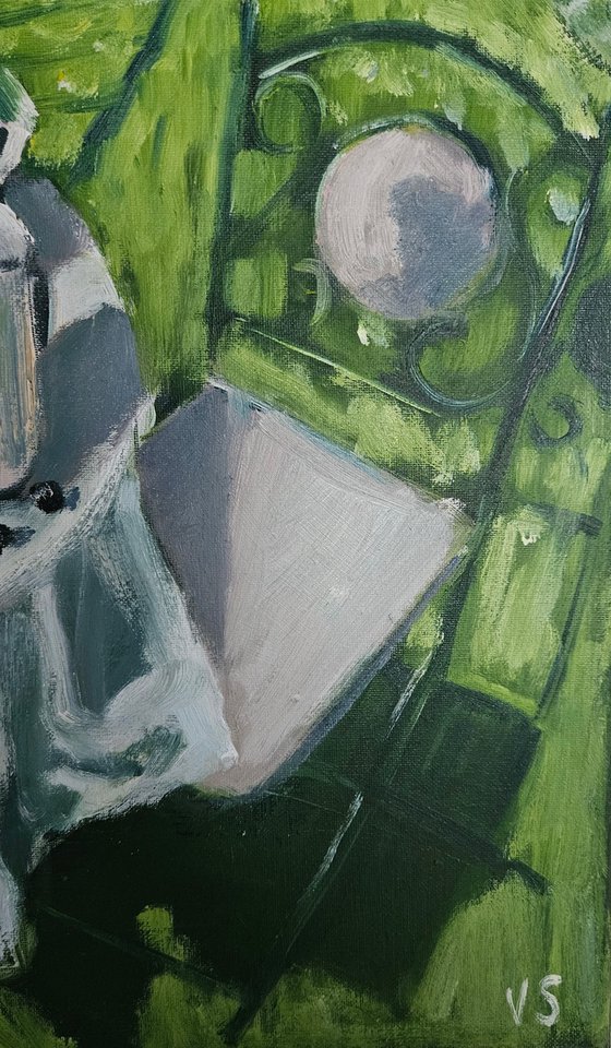 Still Life with White Lilies