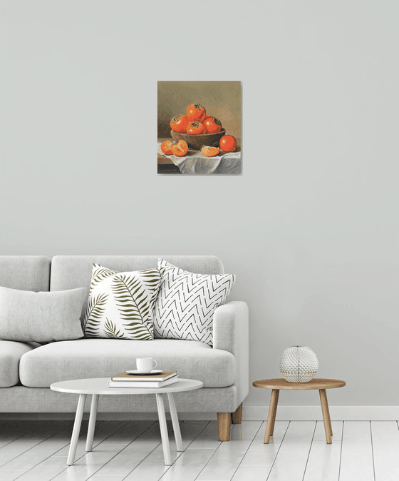 A Bowl of Persimmons