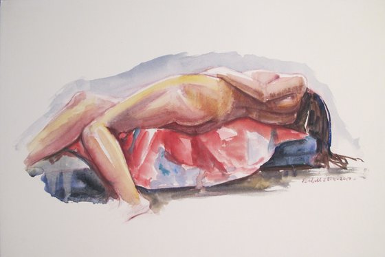 reclining female nude