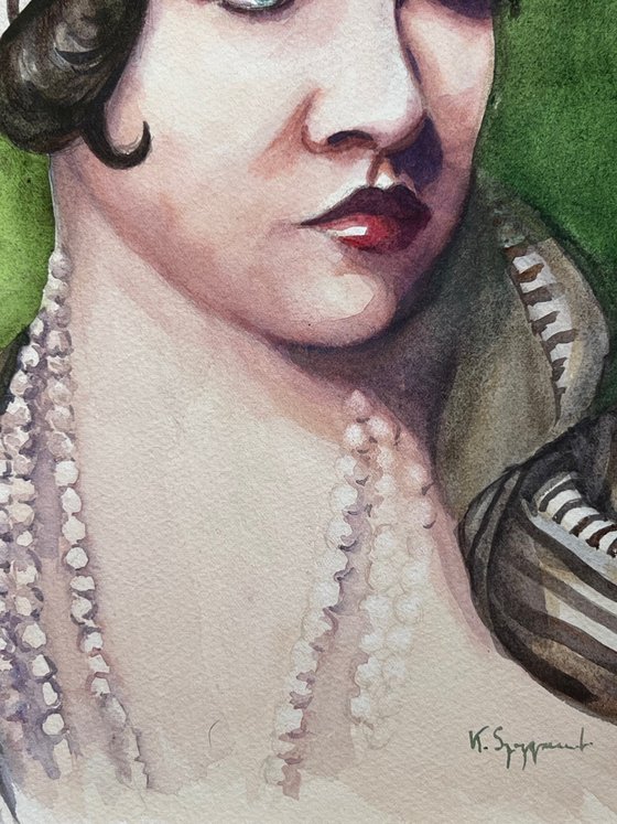 Art Deco Portrait