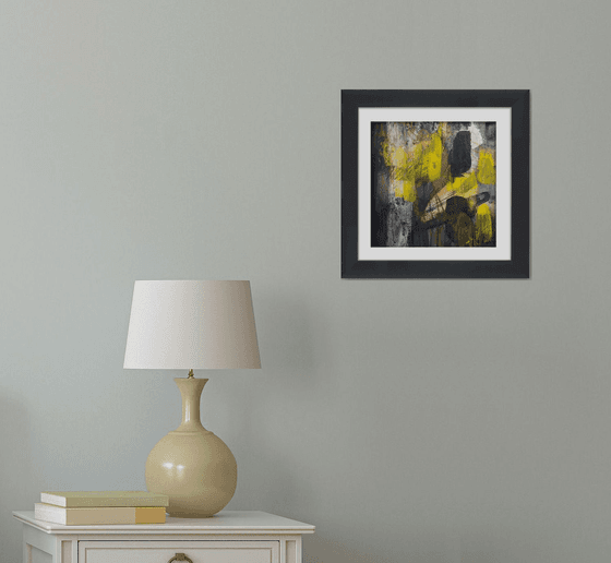 Abstraction #24 - Framed and ready to hang - original abstract painting