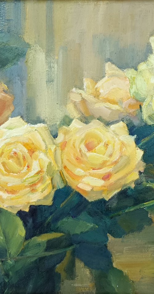 Yellow flowers by Valentina Andrukhova