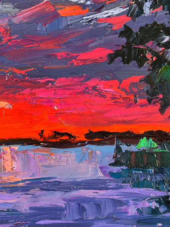 Evening Over the River