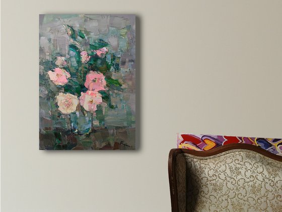 LATE ROSES ( LARGE )