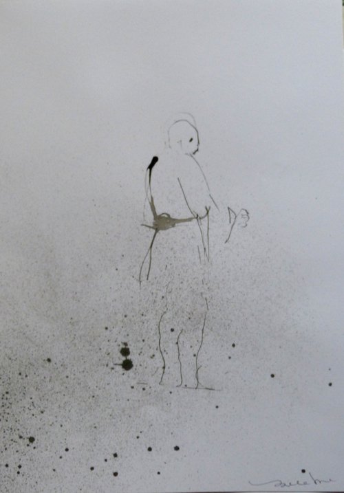 Minimalist Figure 20-1, 21x29 cm by Frederic Belaubre