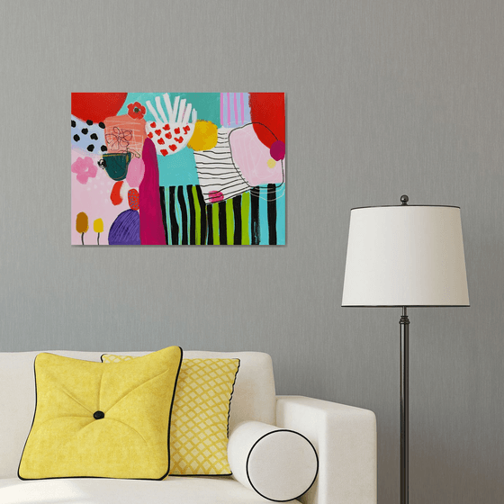 Colorful Matisse Abstract