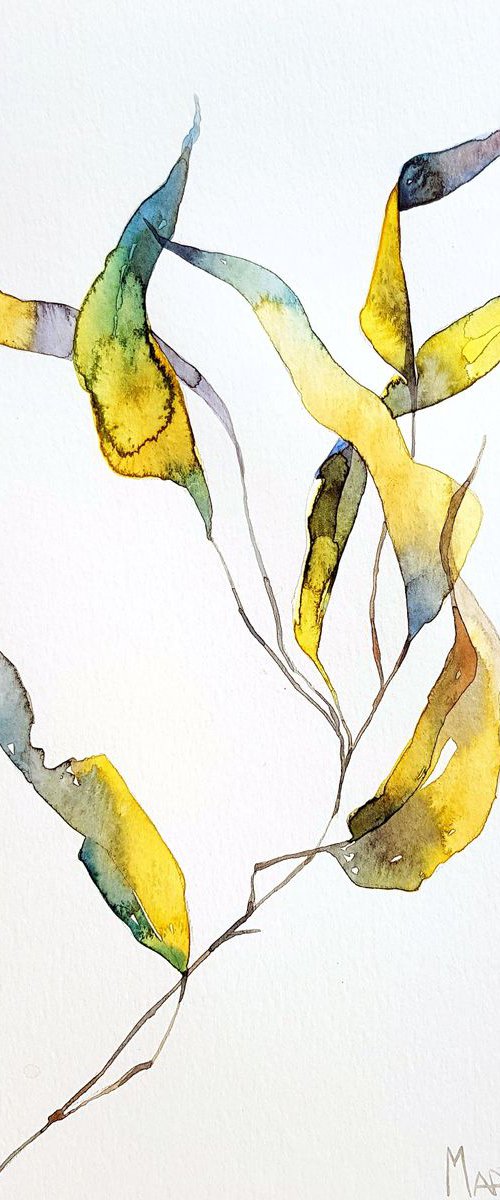 Herbal Gold #1 - A4 size by Yuliya  Martynova
